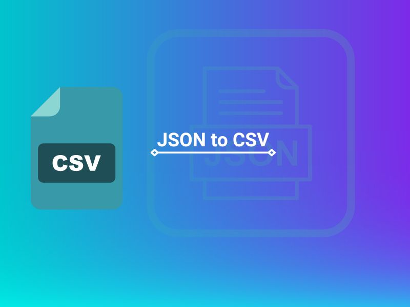 how to convert json-to-csv in javascript